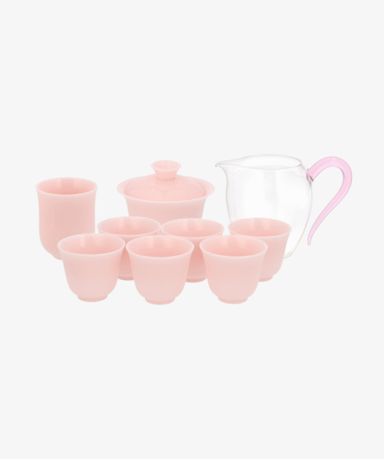 Pink Ceremic Teaware Set